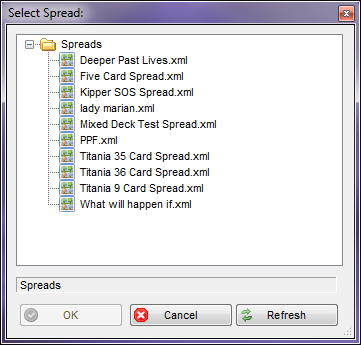 Edit Spread - Select