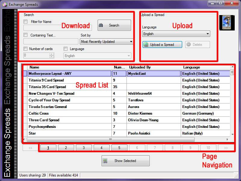 File Exchange Share Spreads