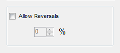 Options Current - Deck, Percentage of Reversals