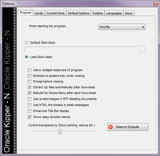 Orphalese Options