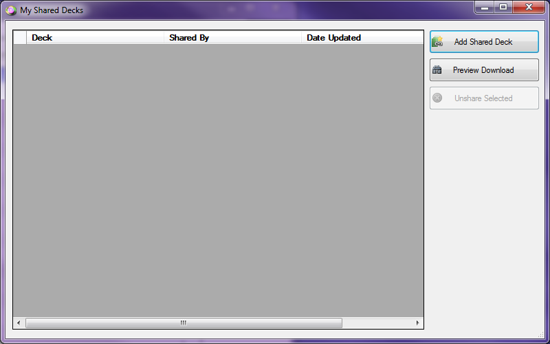 File Exchange - Shared Decks