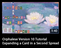 Expanding a Card in a Second Spread